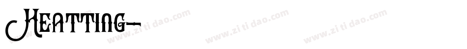 Heatting字体转换
