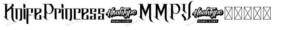 KnifePrincess-MMPY字体转换
