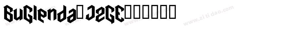 BuGlenda-J2GE字体转换