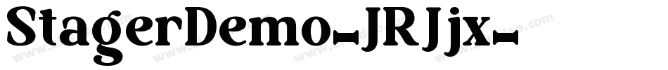 StagerDemo-JRJjx字体转换