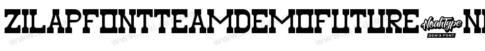 ZilapFontTeamDemoFuture-nRxwV字体转换