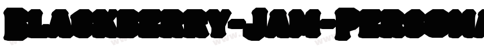 Blackberry-Jam-Personal-Use字体转换