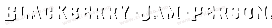 Blackberry-Jam-Personal-Use字体转换