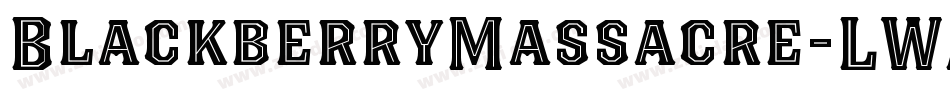 BlackberryMassacre-LWAn字体转换