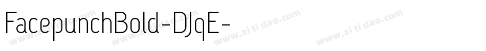 FacepunchBold-DJqE字体转换