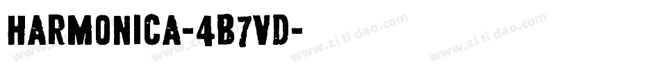 Harmonica-4B7vD字体转换