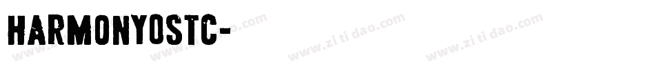 HarmonyOStc字体转换