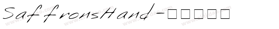 SaffronsHand字体转换