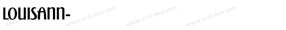 LOUISANN字体转换