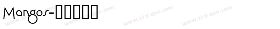 Mangos字体转换