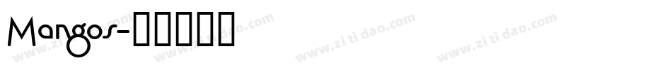 Mangos字体转换