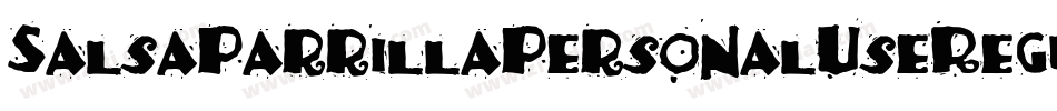 SalsaParrillaPersonalUseRegular-vmAly字体转换