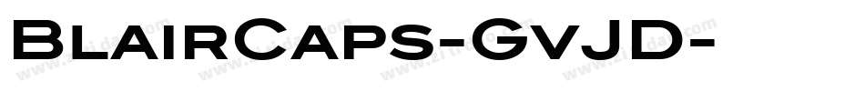 BlairCaps-GvJD字体转换