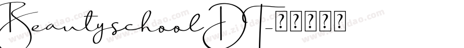BeautyschoolDT字体转换