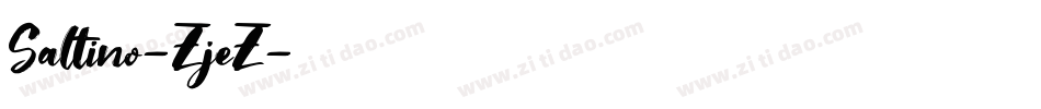 Saltino-ZjeZ字体转换