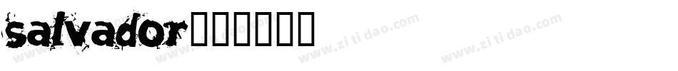 Salvador字体转换