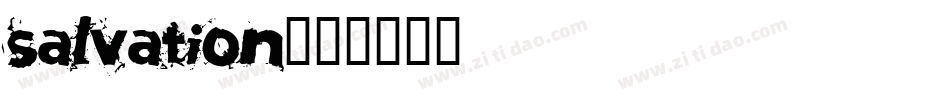 Salvation字体转换