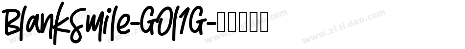 BlankSmile-GOl1G字体转换