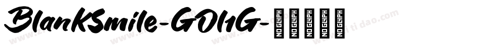 BlankSmile-GOl1G字体转换