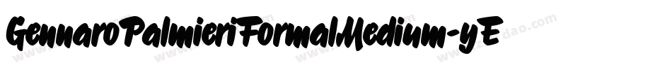 GennaroPalmieriFormalMedium-yEPM字体转换
