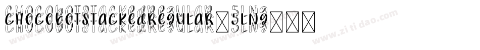 ChocobotStackedRegular-5lnG字体转换