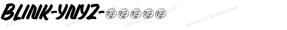 Blink-ynYZ字体转换