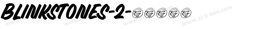 Blinkstones-2字体转换