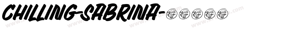 Chilling-Sabrina字体转换