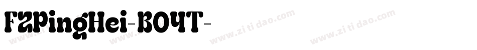 FZPingHei-B04T字体转换