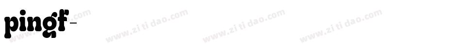 pingf字体转换