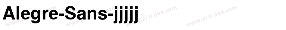 Alegre-Sans字体转换