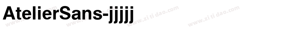 AtelierSans字体转换