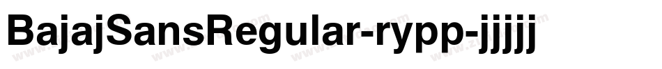 BajajSansRegular-rypp字体转换