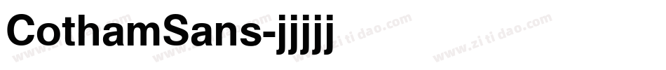 CothamSans字体转换