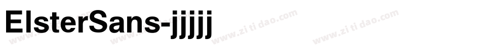 ElsterSans字体转换