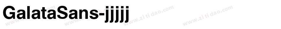 GalataSans字体转换