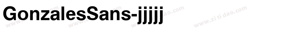 GonzalesSans字体转换