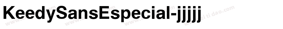 KeedySansEspecial字体转换
