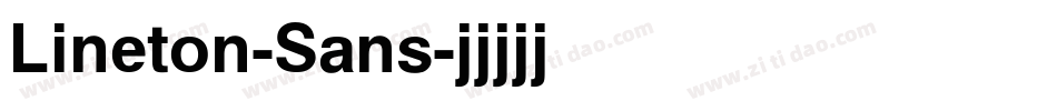 Lineton-Sans字体转换