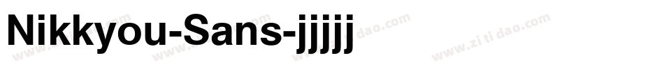 Nikkyou-Sans字体转换