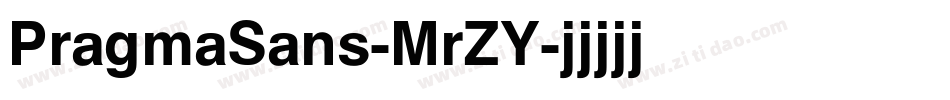 PragmaSans-MrZY字体转换