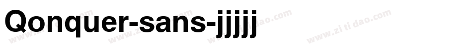Qonquer-sans字体转换