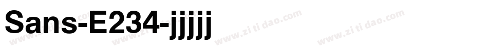 Sans-E234字体转换