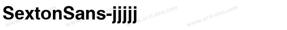 SextonSans字体转换