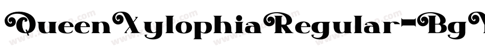 QueenXylophiaRegular-BgY8字体转换