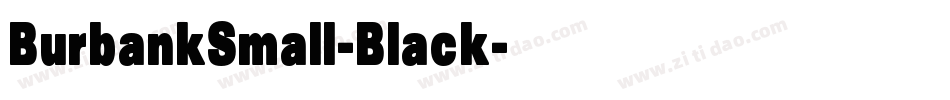 BurbankSmall-Black字体转换