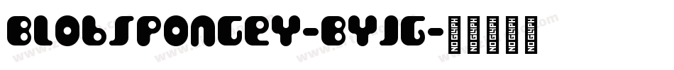 BlobSpongey-ByjG字体转换