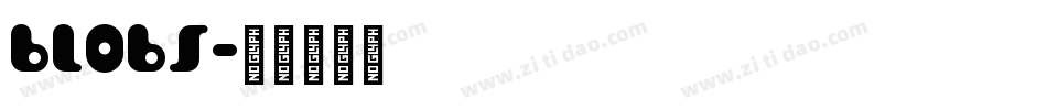 blobs字体转换