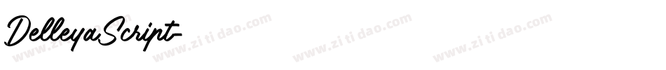 DelleyaScript字体转换