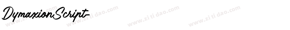 DymaxionScript字体转换